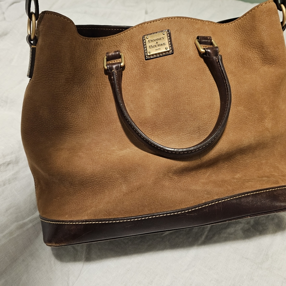 Vintage Dooney & Bourke Suede Women's Purse - Picture 2 of 12